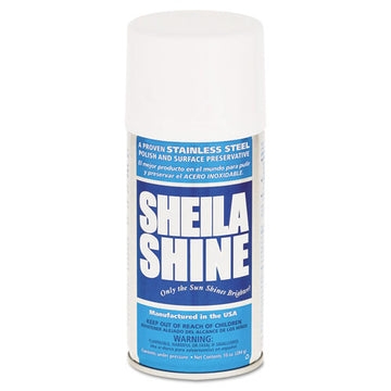 Sheila Shine Stainless Steel Cleaner And Polish, 10 Oz Aerosol Spray, 12-carton freeshipping - TVN Wholesale